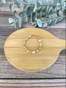 14K Tila Bracelet - Peach