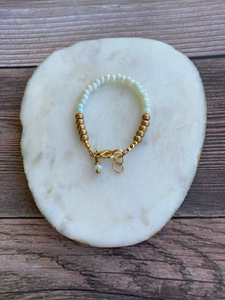 Stackable Bracelet - Pastel Mint